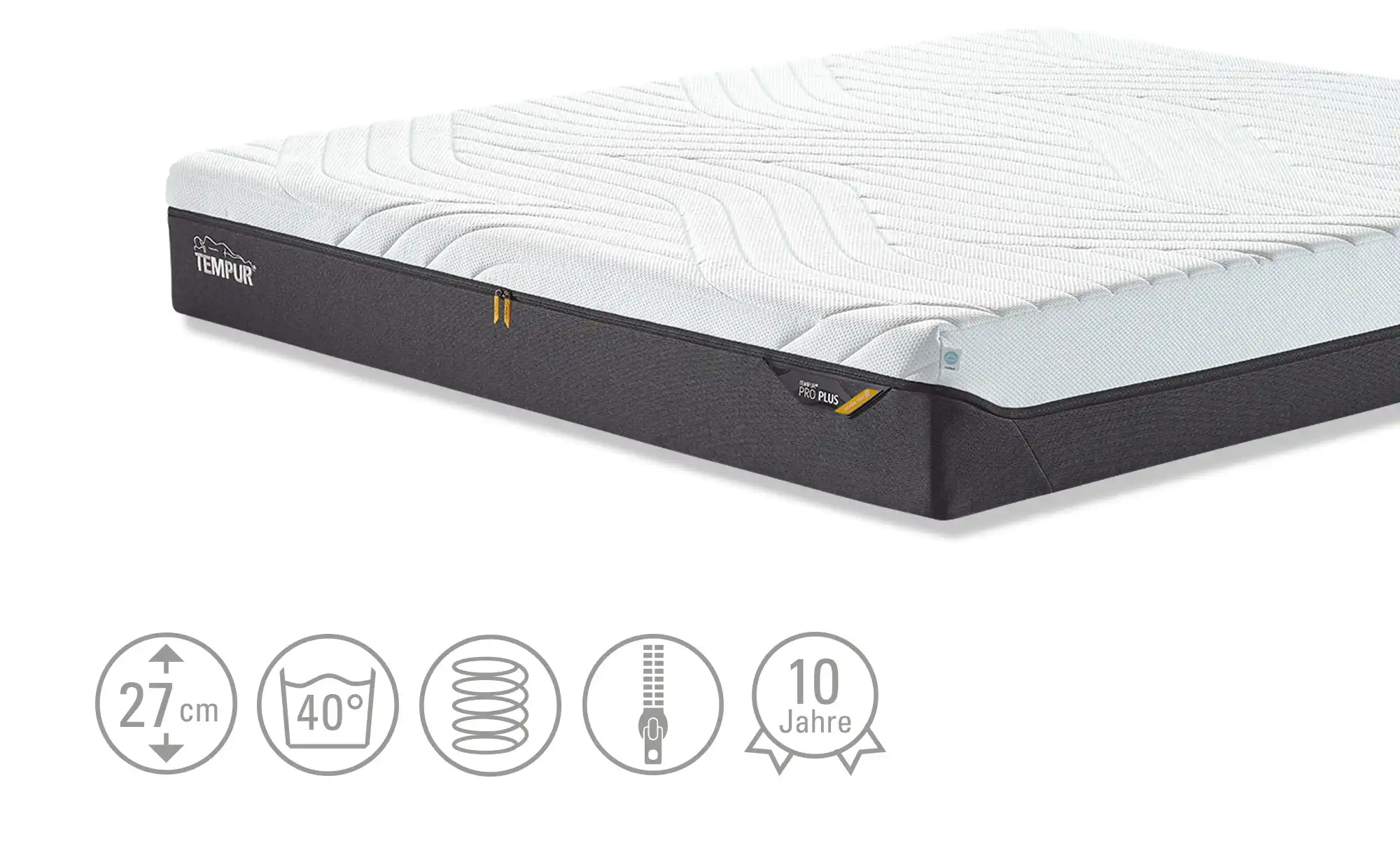 TEMPUR Viscoschaummatratze Medium Firm Pro Plus Hybrid CoolQuilt