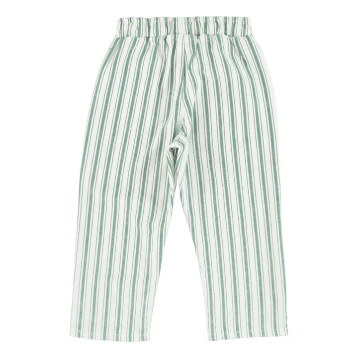 Piupiuchick Pantalon Rayure | Vert