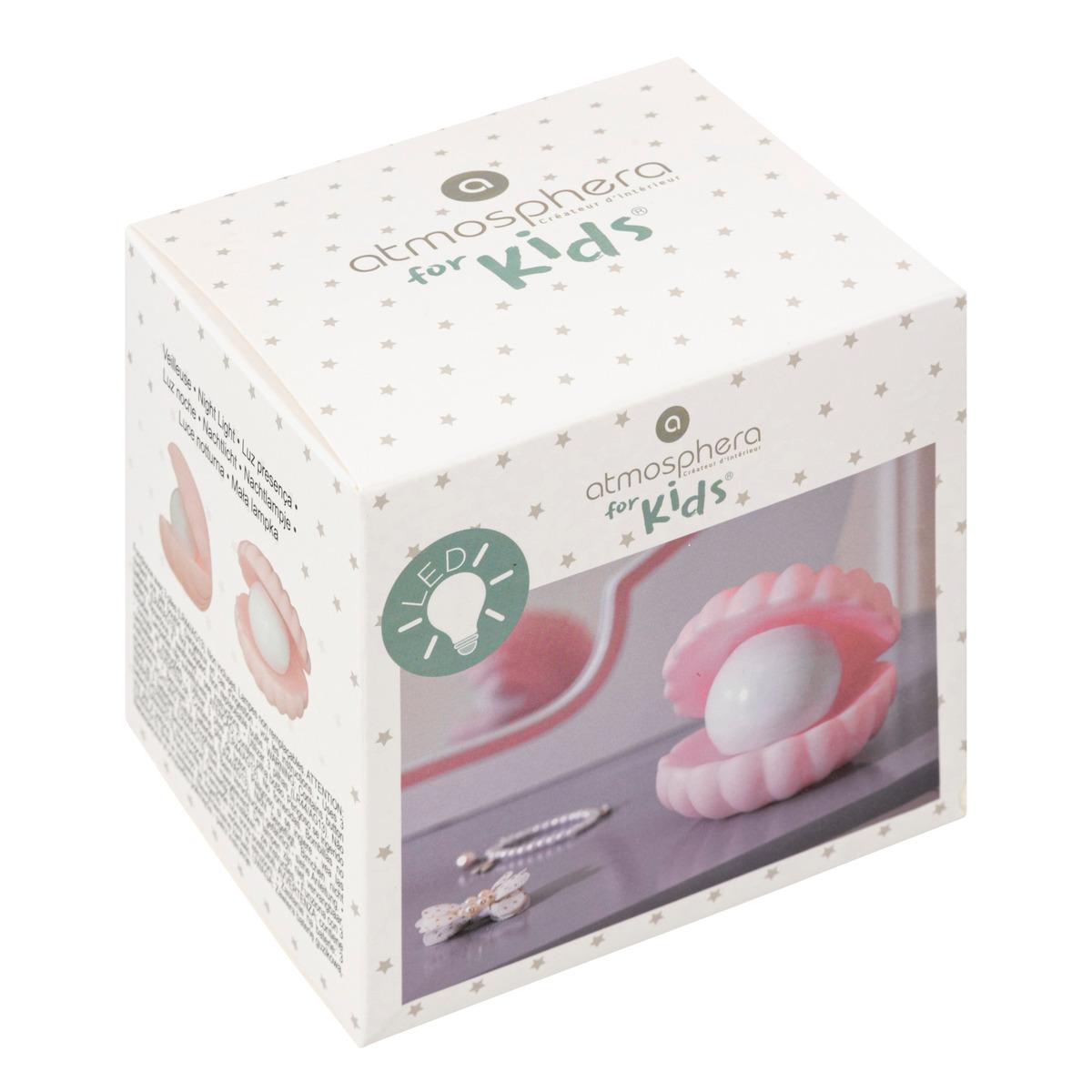 VEILLEUSE PILE COQUILLAGE SIRENE