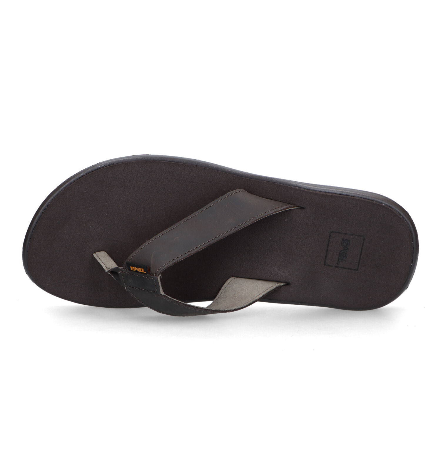 Teenslippers bruin