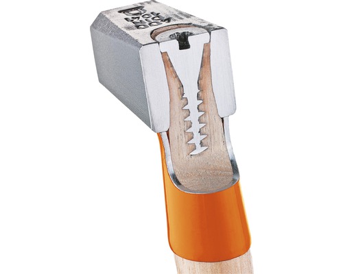 Picard slotenmakershamer, staal, 500 g, met hickory steel