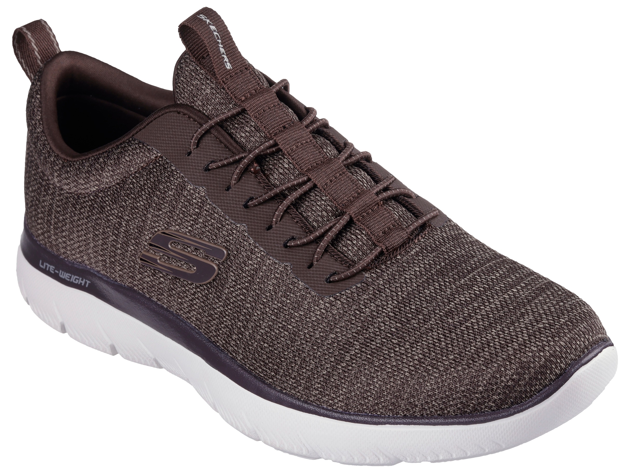 Skechers Slip-On Sneaker »SUMMITS-«  , Slipper, Freizeitschuh, Halbschuh mit Elastic Schnürsenkel