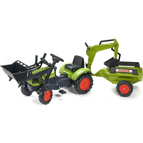 Falk Toys Claas rendegraver med vogn