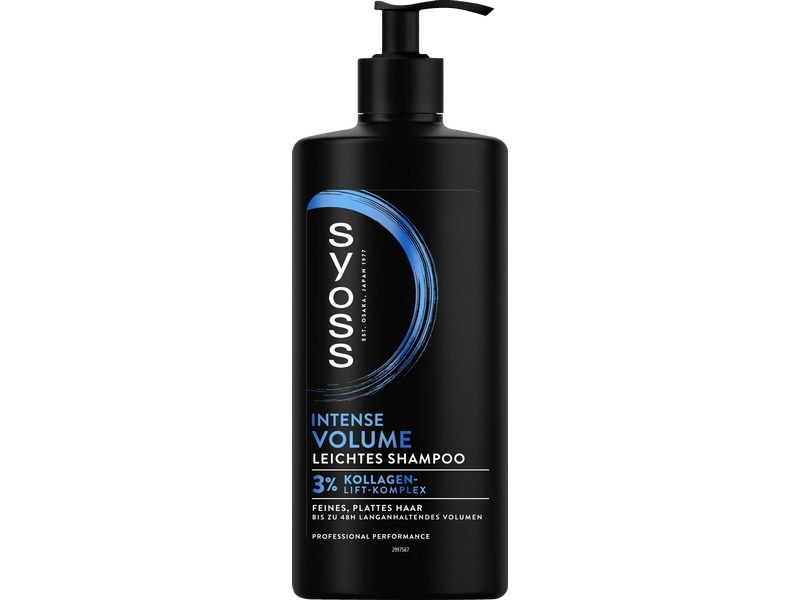 Syoss Shampoo Intense Volume 440 ml Haarshampoo verleiht bis zu 48 h langanhaltendes Volumen