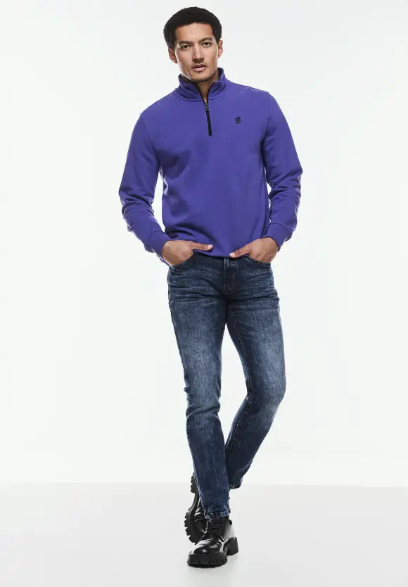 Superslimfit Jeans - indigo blue random wash