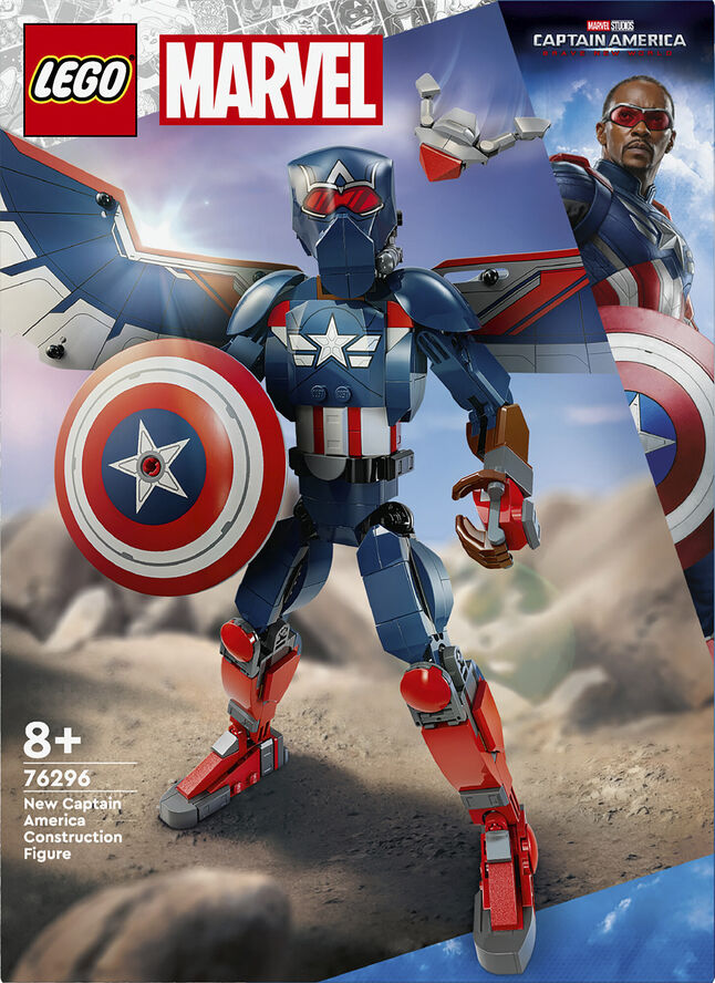 Lego Byg selv/figur af Captain America 76296