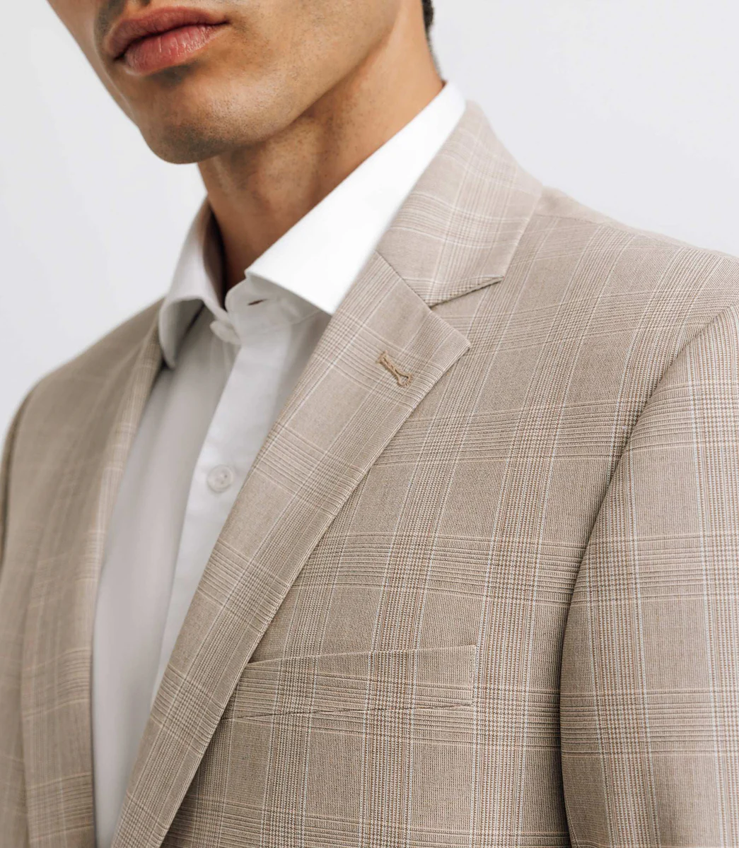 Veste ville séparable esprit prince de galles beige