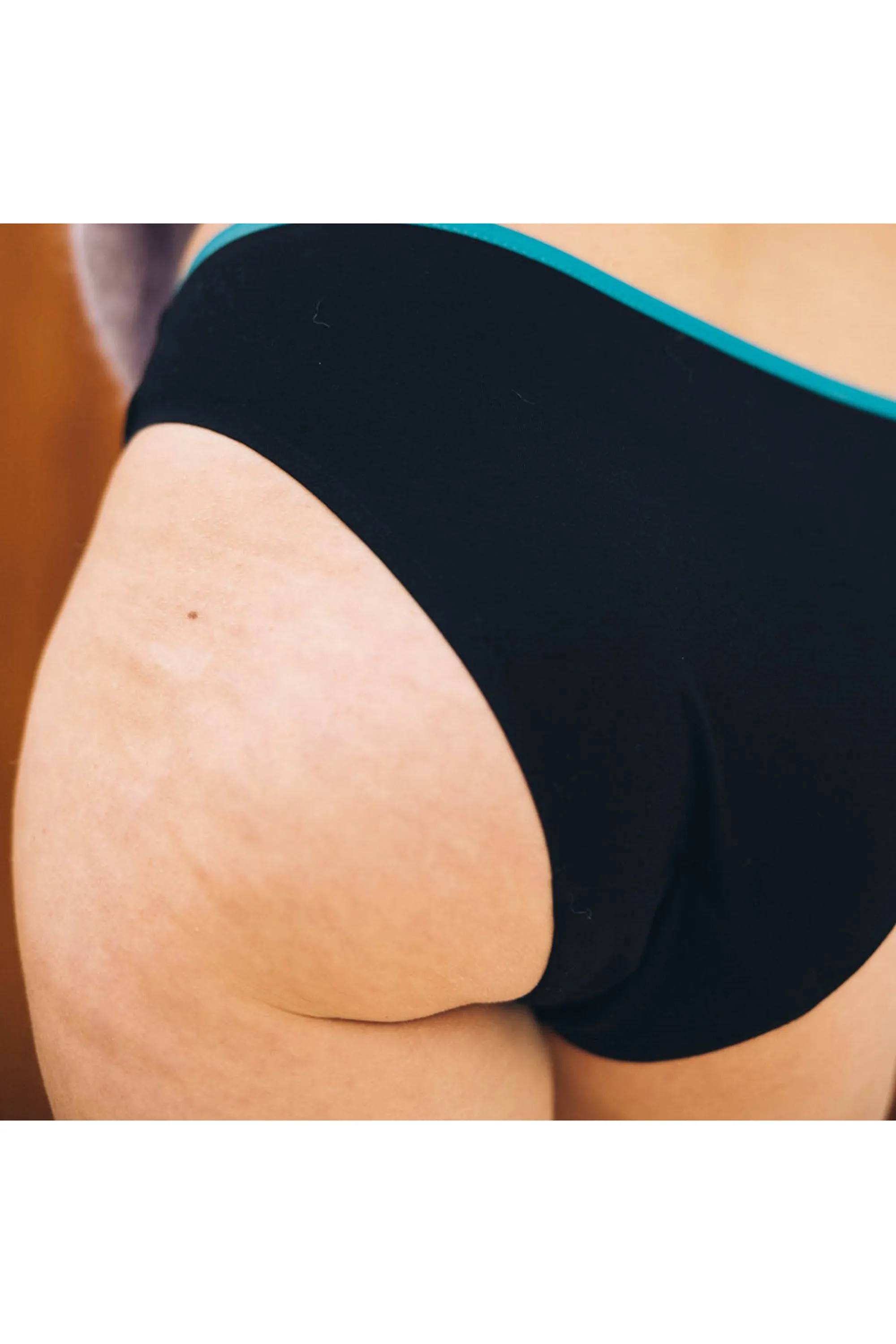 Smoon Culotte menstruelle en coton flux moyen noir