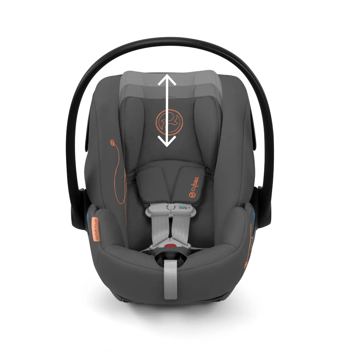 Cybex Siège d’Auto Cloud G Lux 4-35lb - Lava Gris