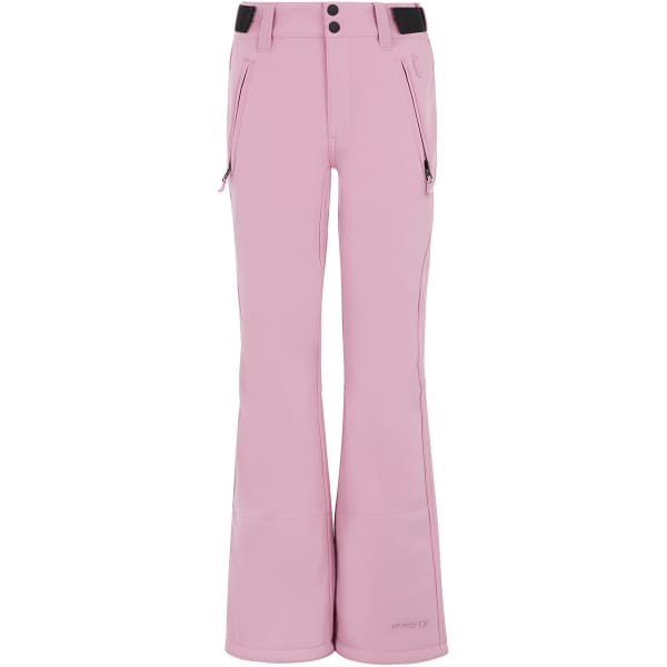 Pantalon de ski PROTEST LOLE JR SOFTSHELL SNOWPANTS CAMEO PINK