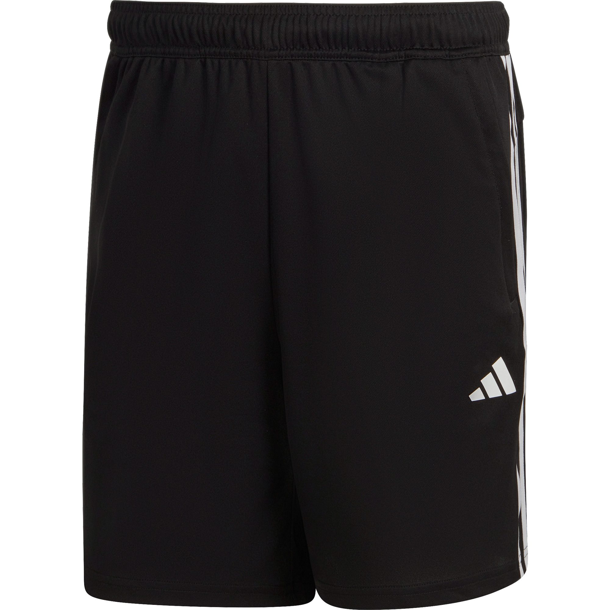 adidas Train Essentials Piqué 3-Streifen Trainingsshorts Herren schwarz