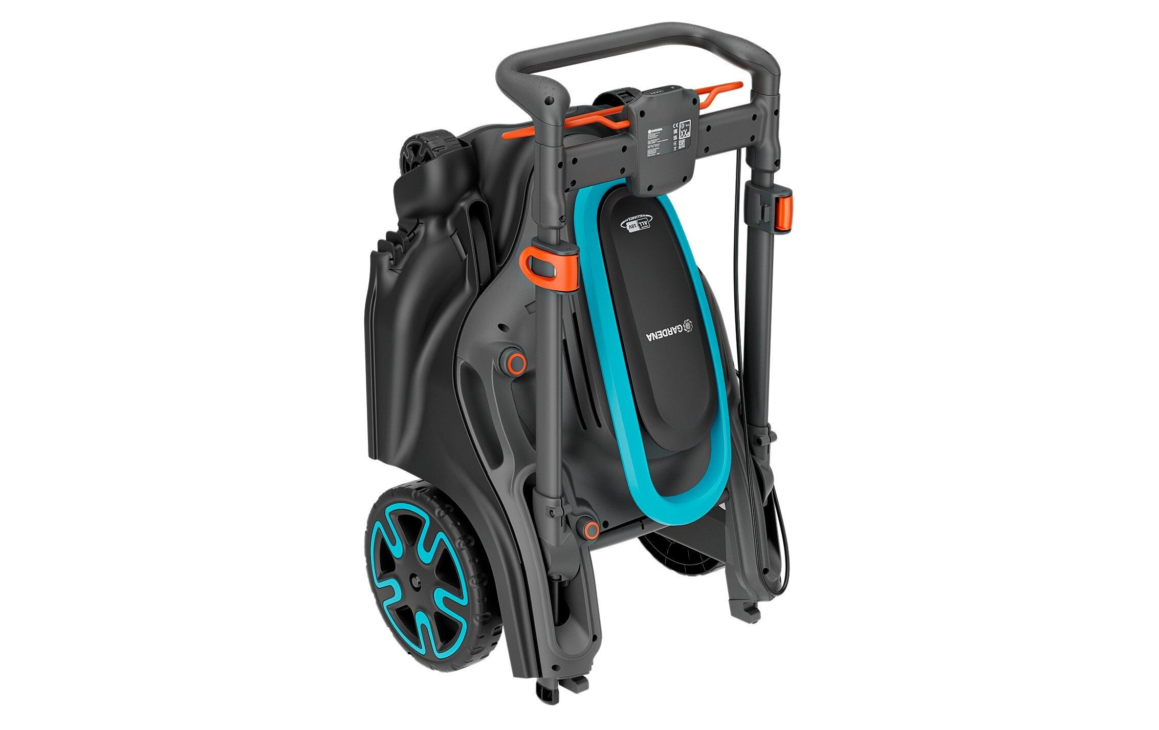 Akku-Rasenmäher PowerMax Duo Ready-To-Use<br>Rasenmäher mit zwei Messern