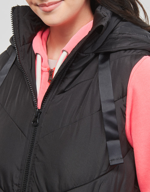 JDY - JDYSKYLAR PADDED HOOD WAISTCOAT OTW - Noir
