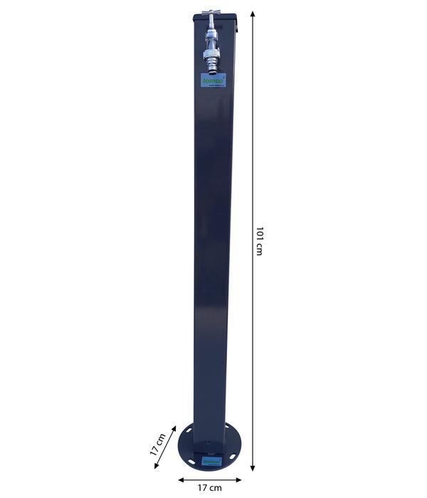 Tomco Stahl-Wassersäule Top, ca. H101 cm