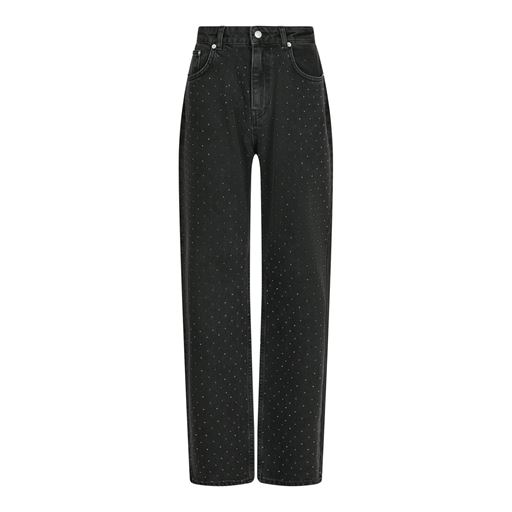 Neo Noir Simona Bedazzled Bukser, Black, 38