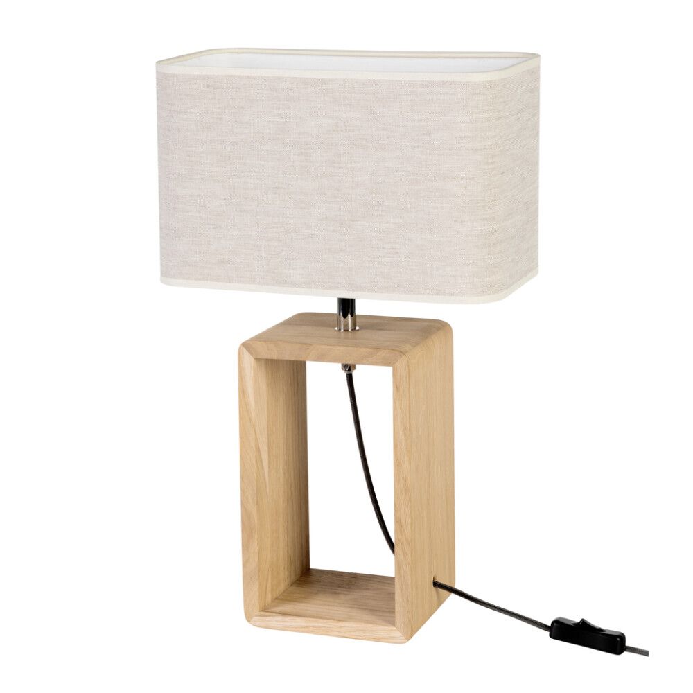 BORDLAMPE BRITOP BOHO 1XE27 25W OLJET EIK