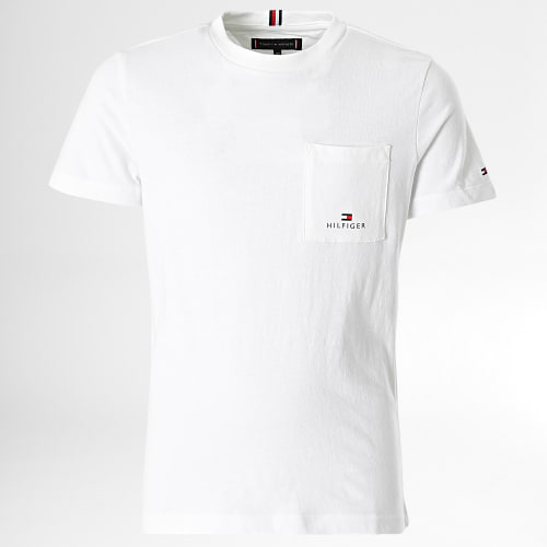 Tee Shirt Poche Enfant Essential Pocket 8197 Blanc