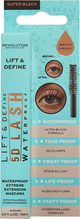 Revolution Revolution 5D Lash Waterproof Mascara
