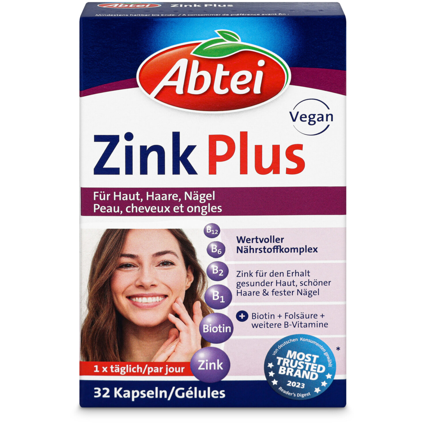 Abtei Zink Plus Kapseln 32 Stück