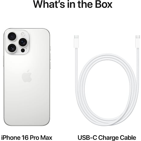 iPhone 16 Pro Max 256GB - White Titanium