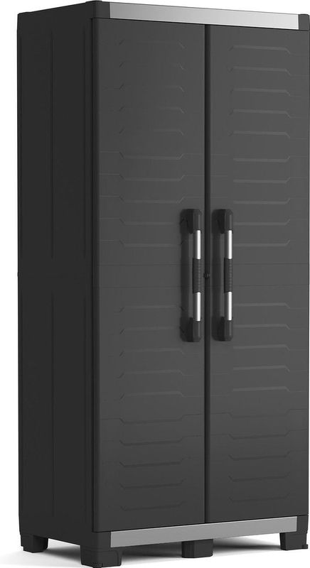 Keter - XL Garage Hoge Kast - Zwart - 3 Planken