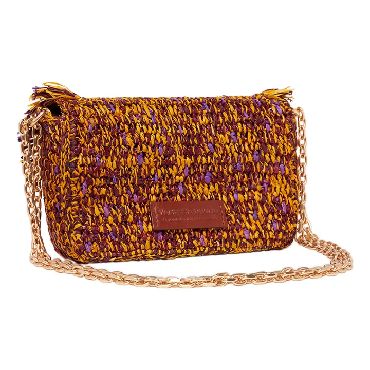 Vanessa Bruno Sac Nano Moon Raphia Chiné | Jaune