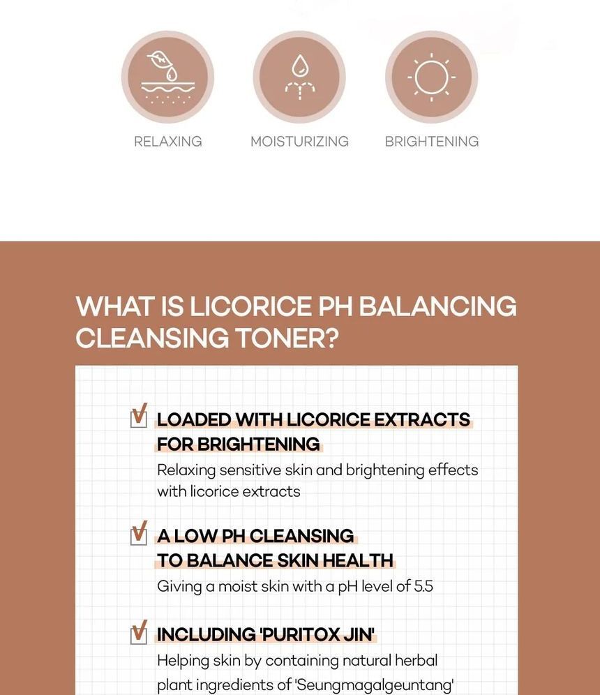 acwell - Licorice pH-balancerende reinigingstoner
