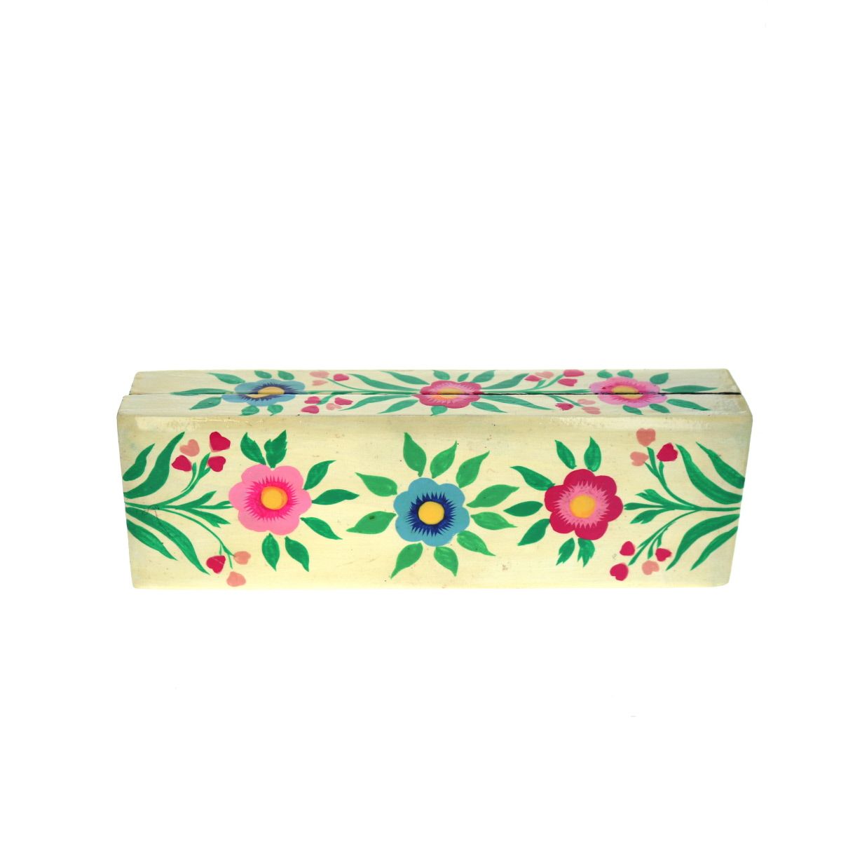 Plumier en bois fleurs Pondie Chérie
