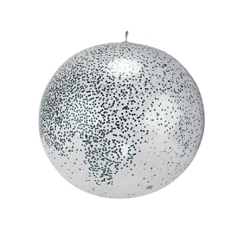 Aufblasbarer Glitzerballon 60cm Glitzer - Ball, Partyball