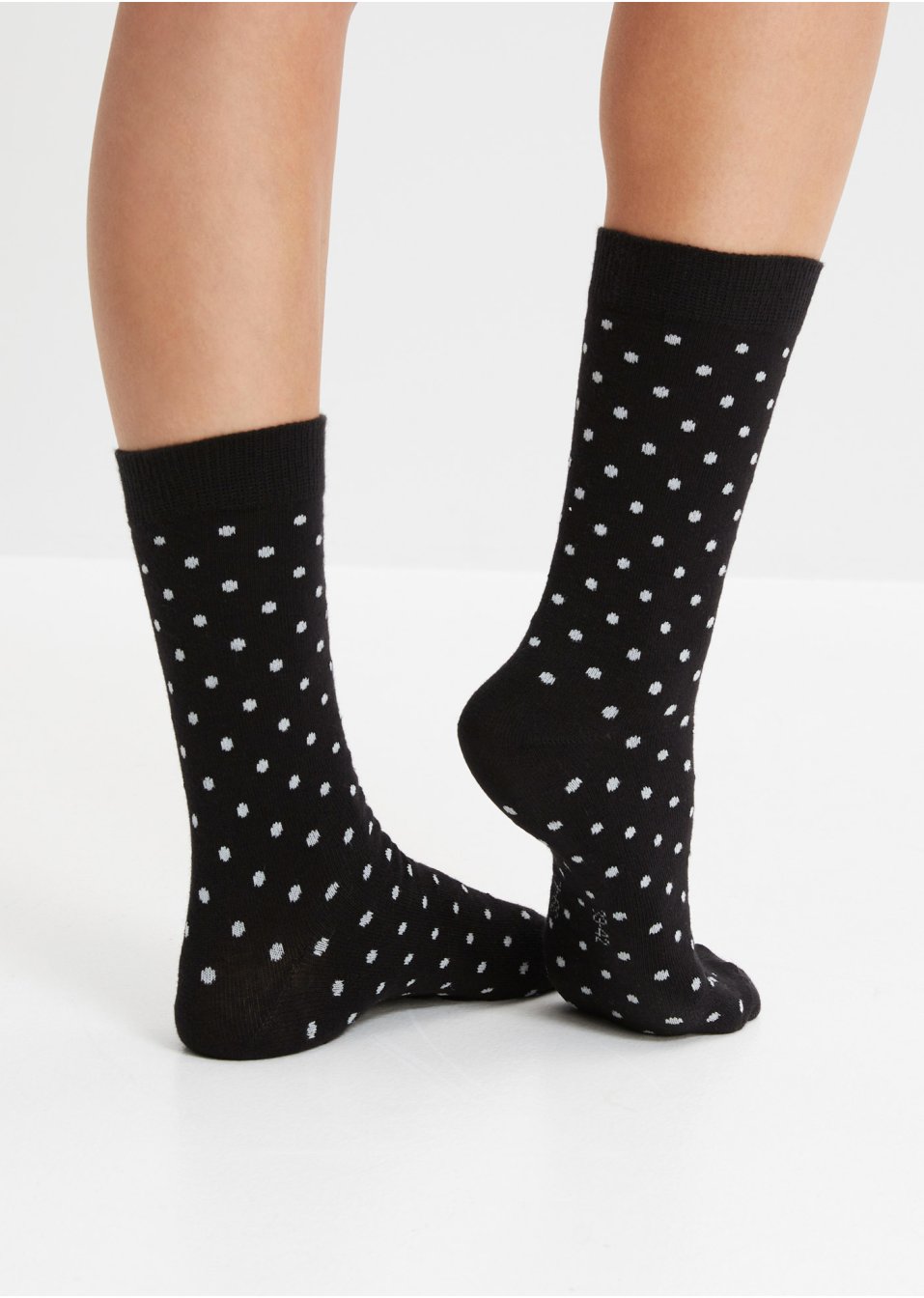 Lot de 5 paires de chaussettes bord non comprimant avec coton