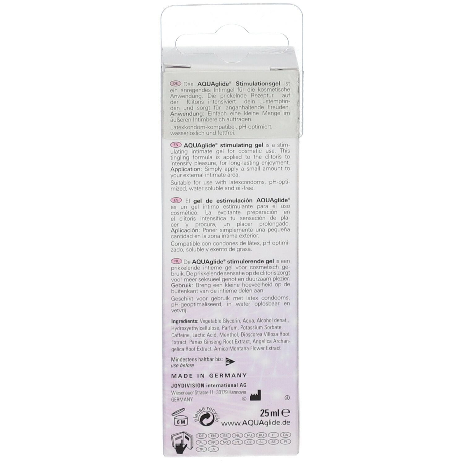 AQUAglide® Stimulationsgel für Sie
