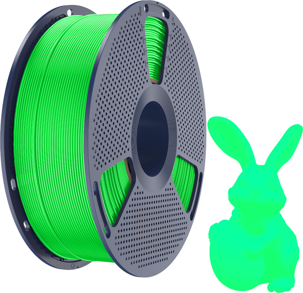 SUNLU  PETG Glow In The Dark Green, 1,75 mm / 1000 g    Im Dunkeln leuchtendes PETG in Green