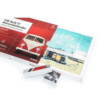 Franzis Adventskalender VW-Bulli T1 rot 2020