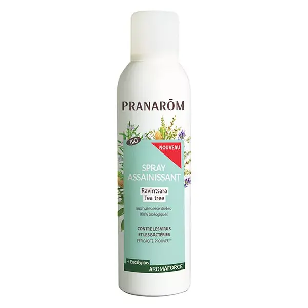 Spray desinfetante Pranarom Aromaforce com óleo essencial de melaleuca orgânica (150ml)