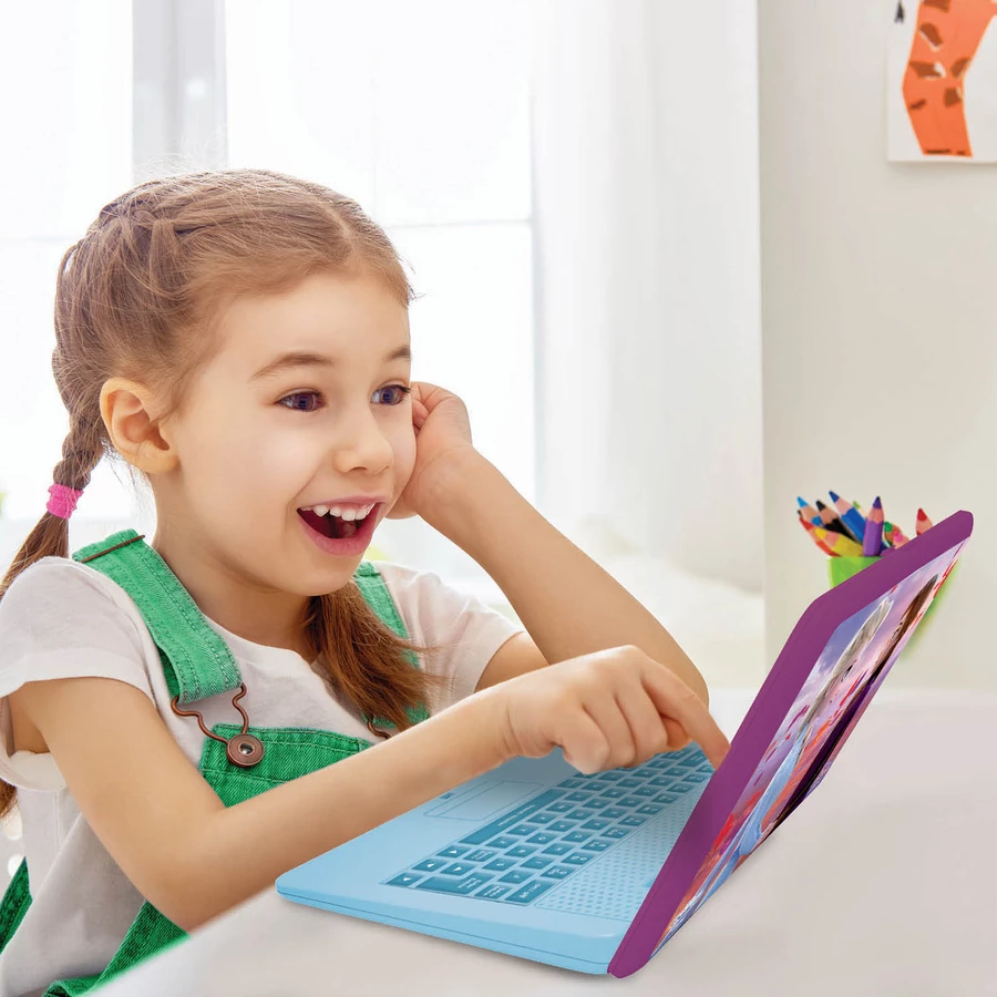 LEXIBOOK  Die Eiskönigin - Zweisprachiger Laptop, Englisch und Deutsch