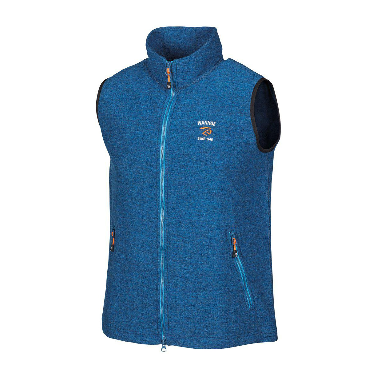 Elton blauw mouwloos heren vest
