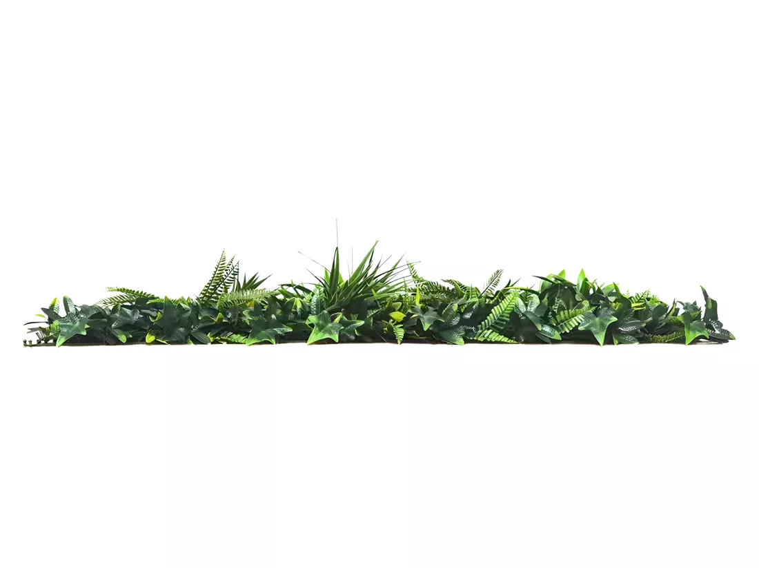 Mur végétal synthétique vert - pack de 1m² - DELVIN