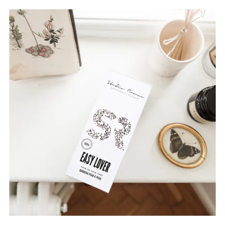 Studio Romeo Bandeau peau à peau en coton bio Easy Lover | Blanc