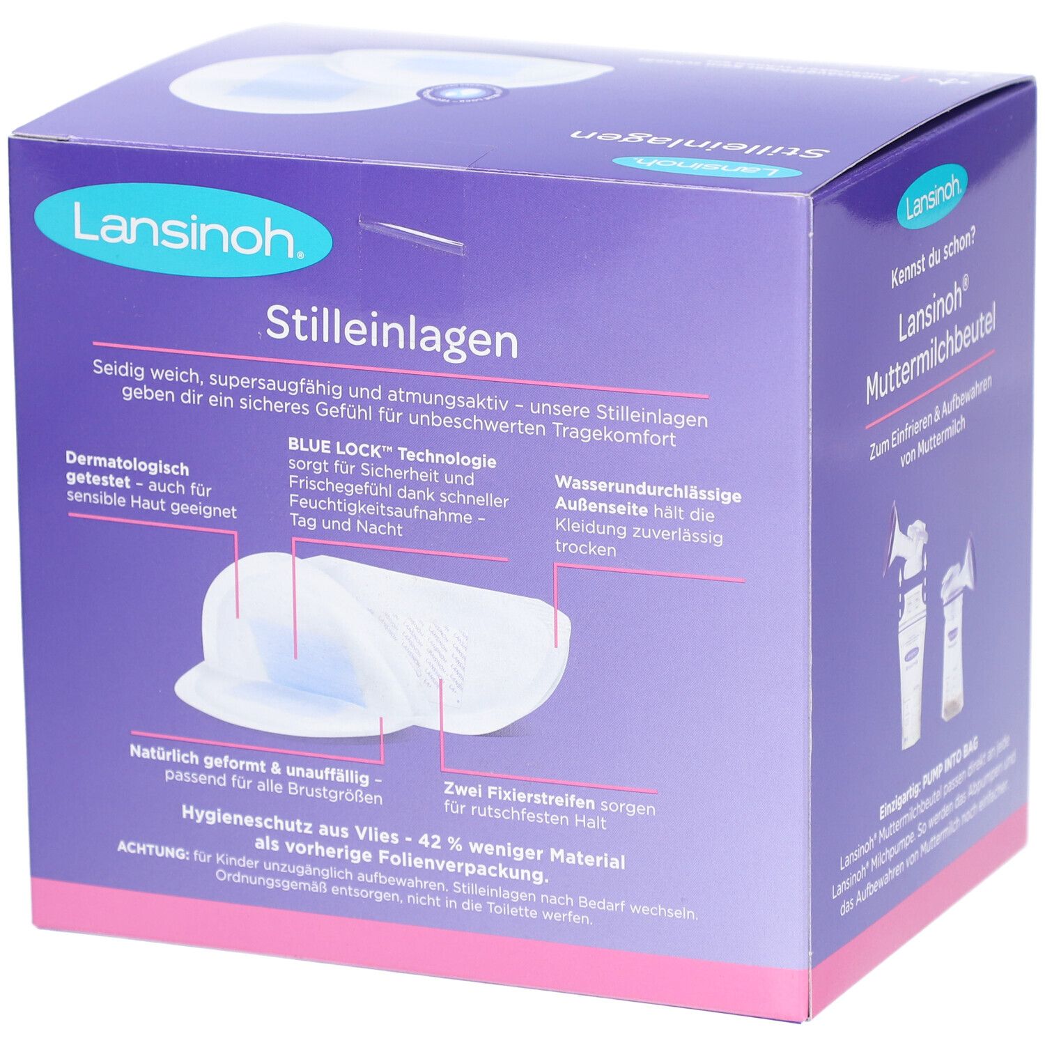 Lansinoh® Blue Lock™ Stilleinlagen