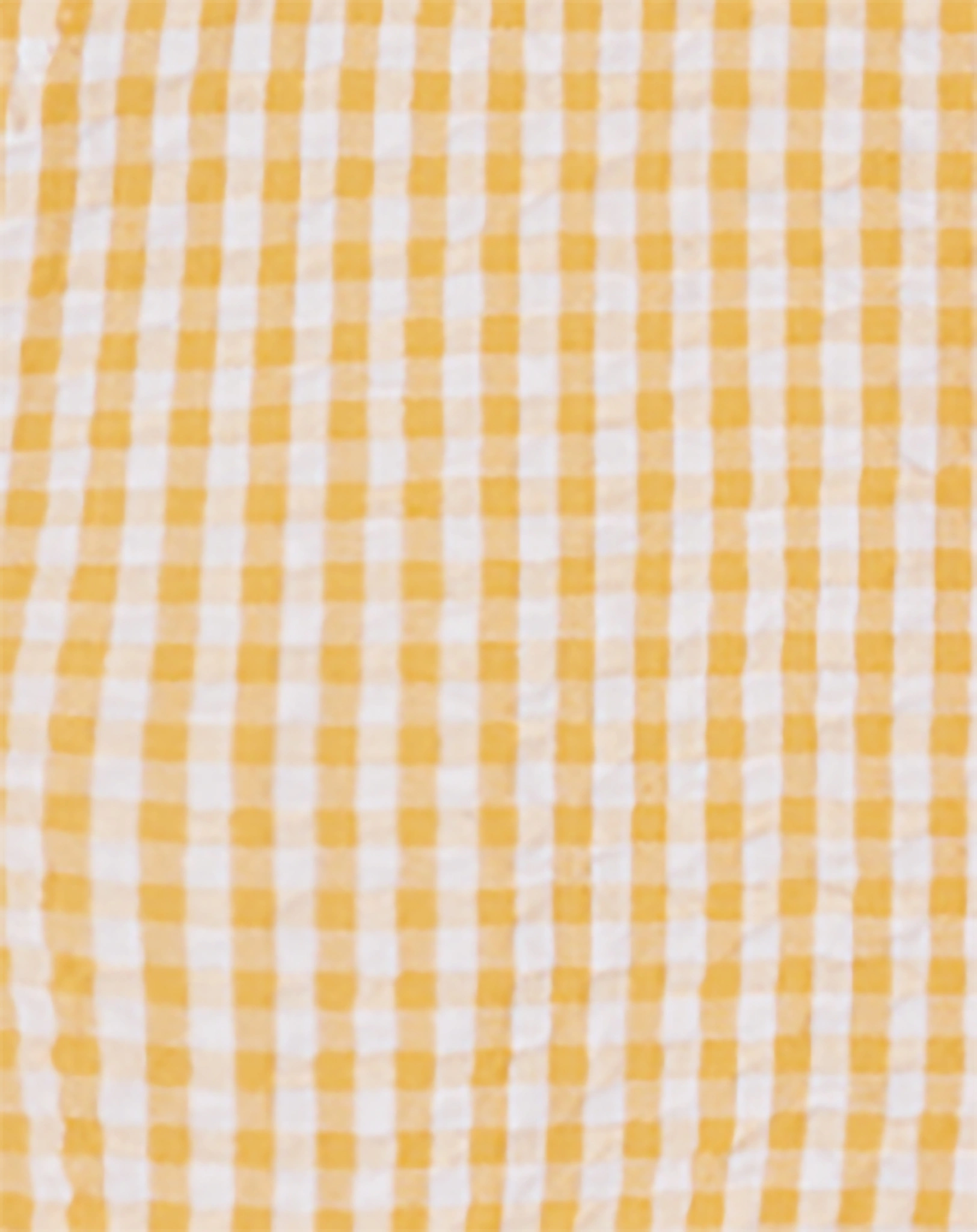 Kurzarmkleid KAIJA kariert in ochre