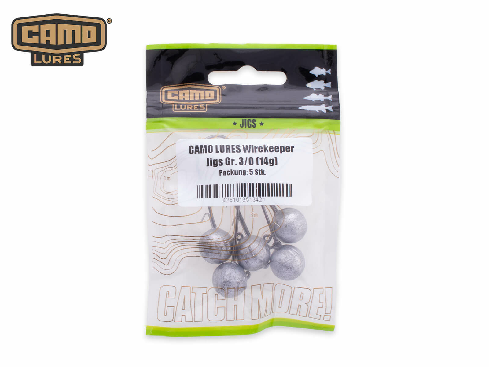 CAMO LURES Wirekeeper Jigs Gr. 4/0 (30g)