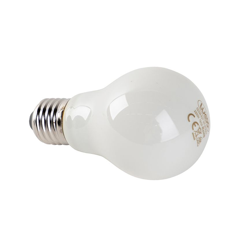 E27 LED flame filament A60 opaal glas 3W 250 lm 2200K