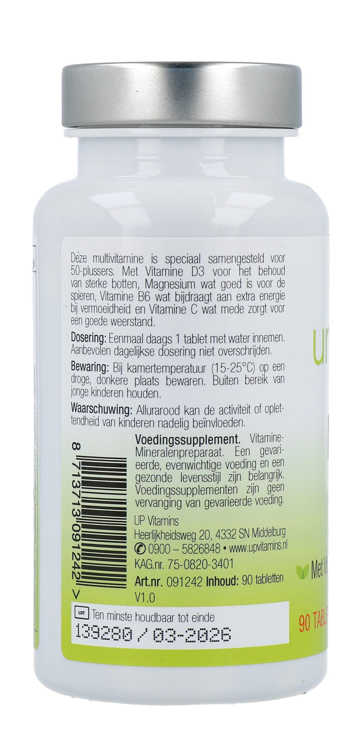 Unipharma Multi A-Z 50+ (90 tabletten)