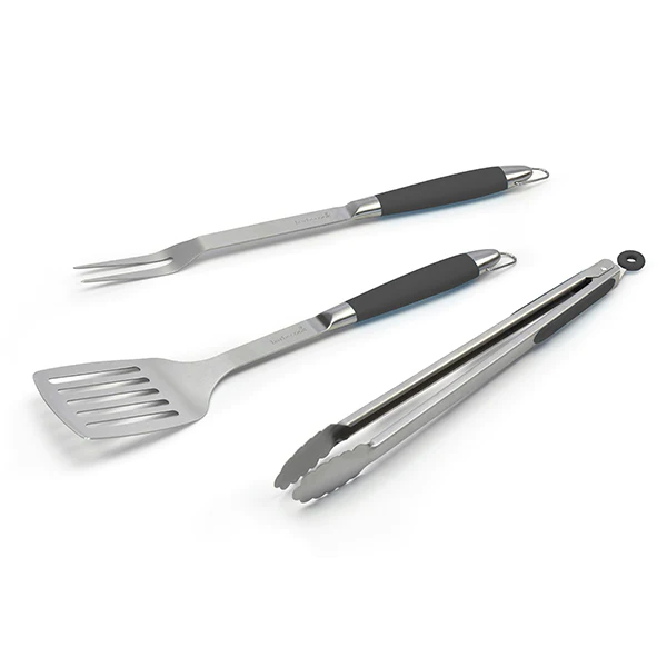 Set 3 ustensiles barbecue inox Barbecook