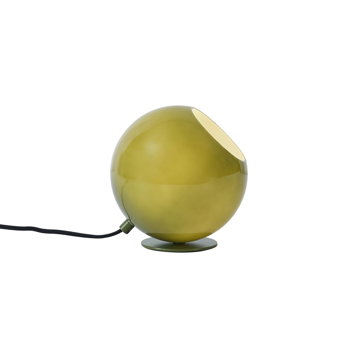 Retro tafellamp groen met glas - Mabel