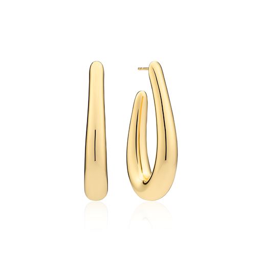 Sif Jakobs Jewellery Goccia Pianura Øreringe, Gold Plated