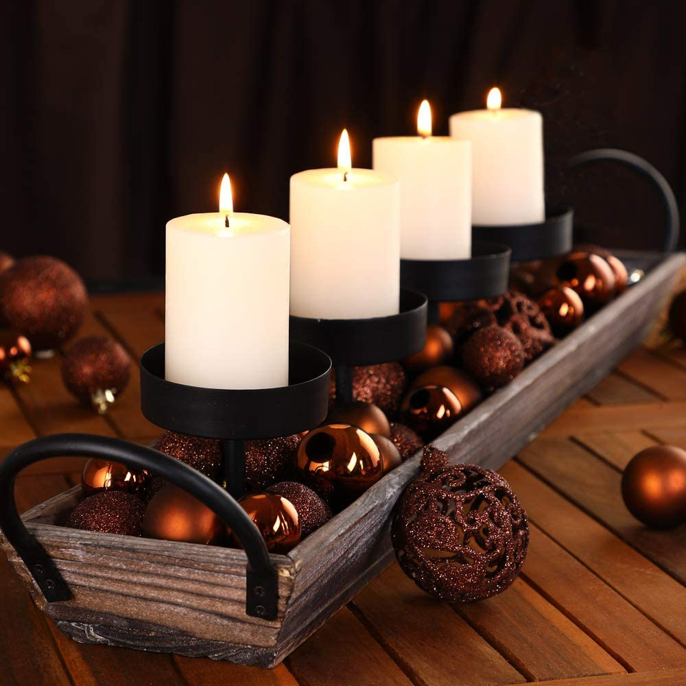 (100er Set) Christbaum Schmuck Weihnachtskugeln Deko Ornamente - Orange