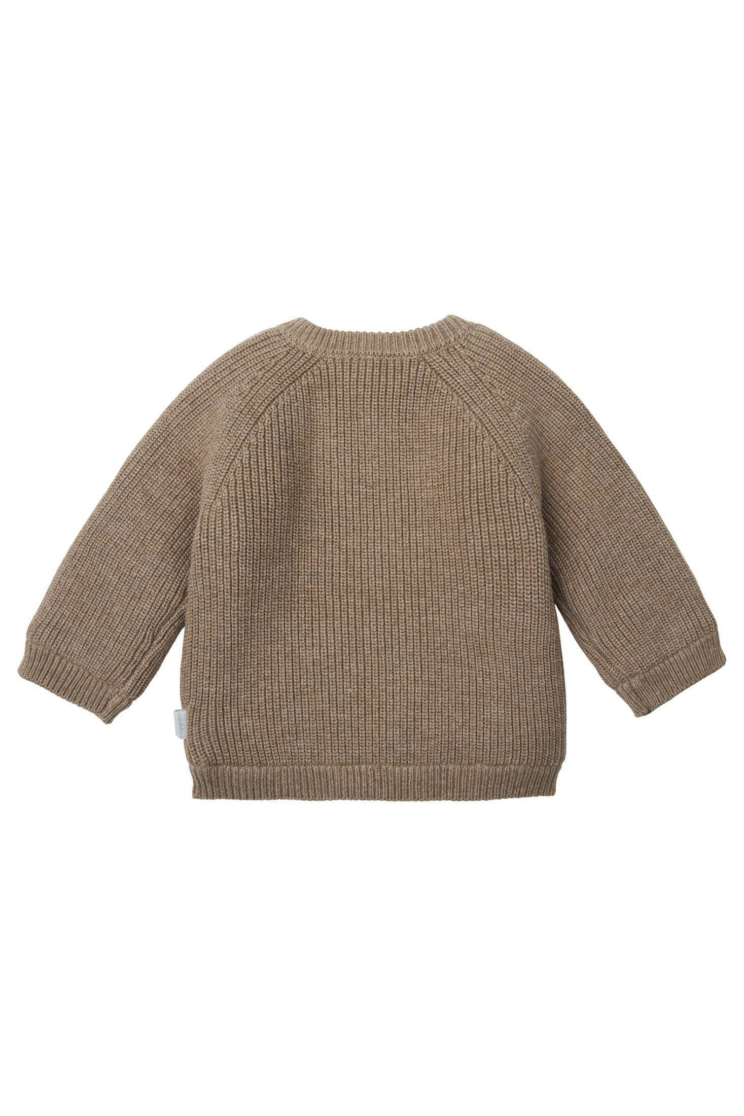 Noppies baby vest Nevers van katoen bruin
