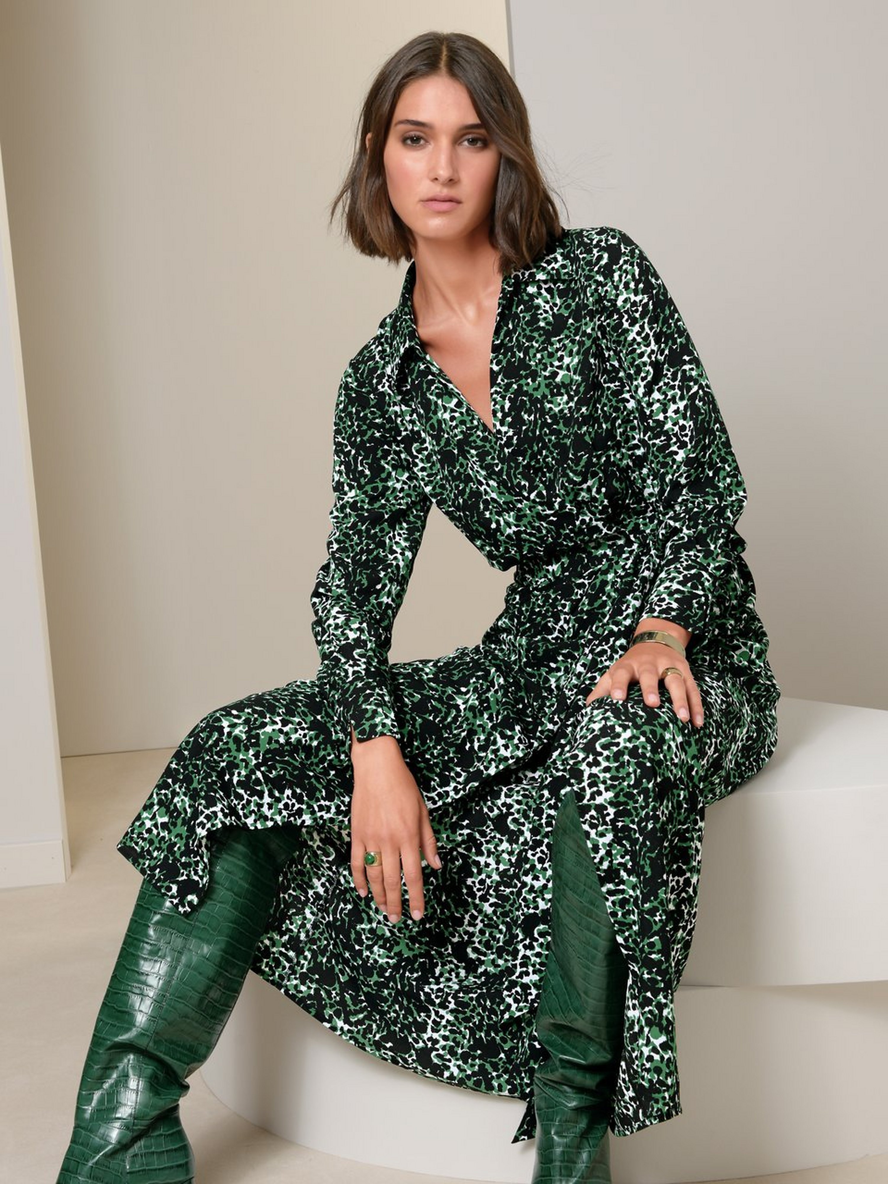 Kleid in aktueller Maxi-Länge