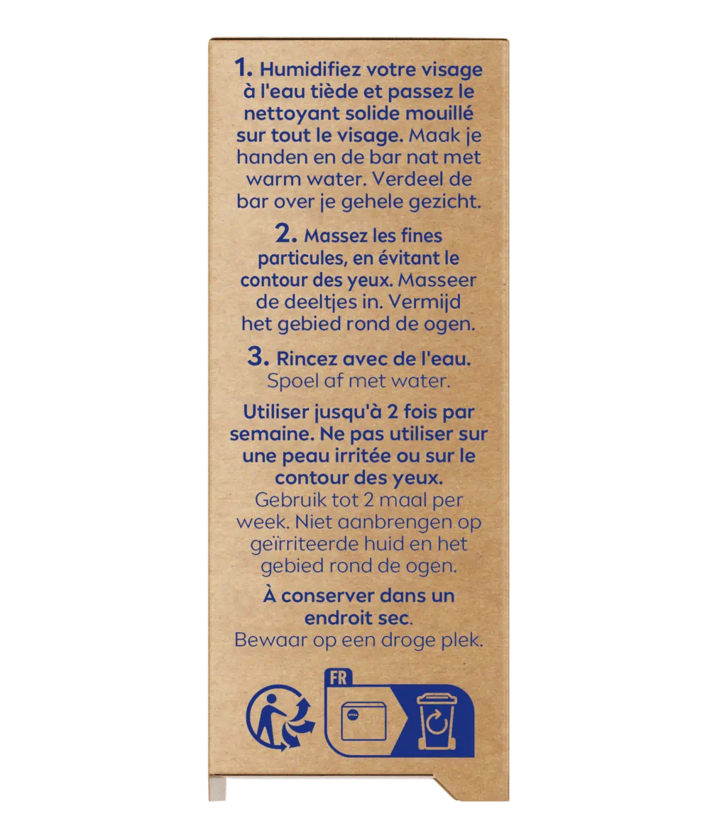 GOMMAGE VISAGE SOLIDE PURIFIANT NATURALLY CLEAN